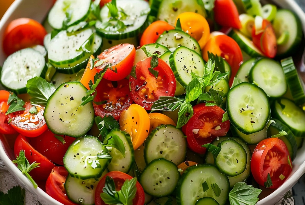 Cucumber Tomato Salad