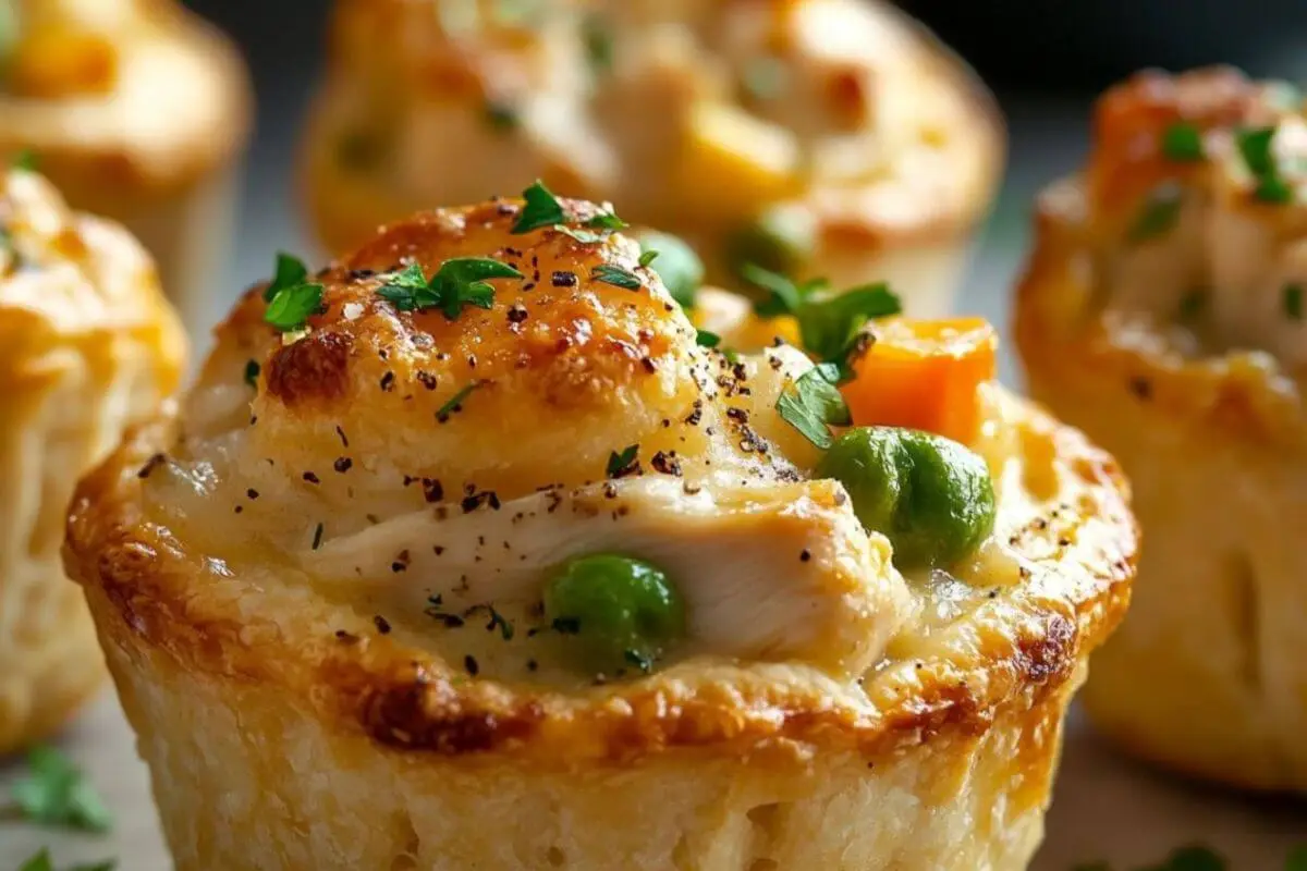 Chicken Pot Pie Muffins