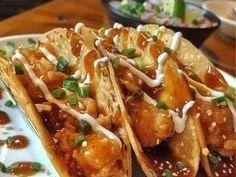Delicious Chicken Wonton Tacos inspired by Applebee's recipe